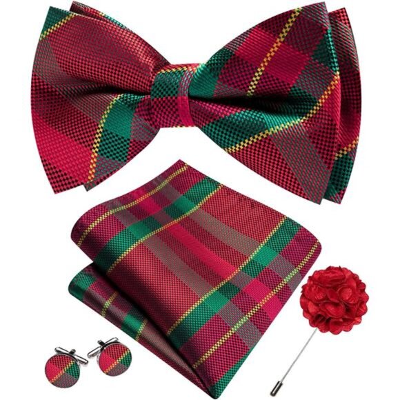 Other - Mens Bow Tie Set Paisley Prom Party, 06